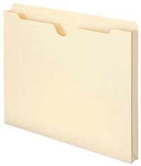 FILE JACKETS, LETTER SIZE, MANILA, SMEAD, 1" EXPANSION, 50/CT MAIN